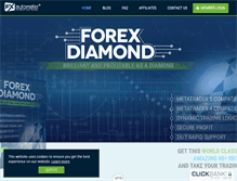 Tablet Screenshot of forex-diamond.com